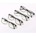 thumbnail image 5 of 4 Pairs Spring Hinges Square Oversized Reading Glasses Readers, 5 of 5