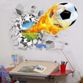 thumbnail image 3 of Fiudx Adhesivo de Pared de Baloncesto con Fuego, Decoración de Fútbol, Adhesivo de Fondo de Coche con Fuego, Material de Pvc Autoadhesivo, Aplicación Multisuperficie, Decoración de Habitaciones, Tama, 3 of 4