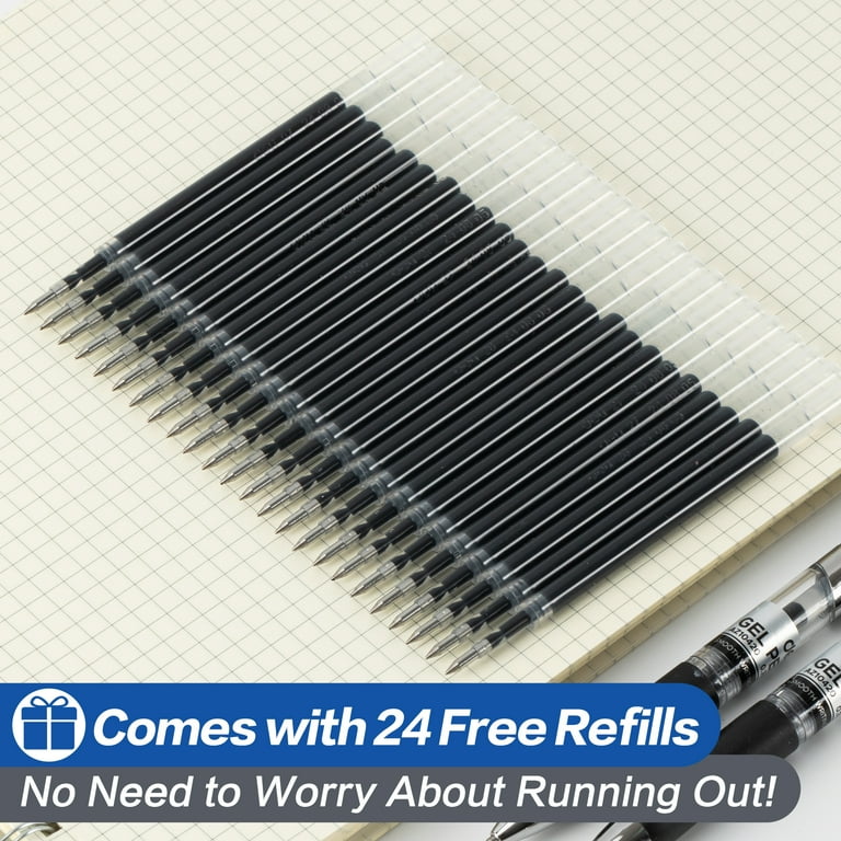 Deli 36-Piece Gel Pen Set with Refills, 0.7mm photo 3