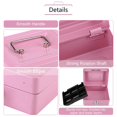 thumbnail image 2 of 1Pc Mini Portable Steel Petty Lockable Cash Money Coin Safe Security Box Household Pink, 2 of 4