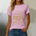 thumbnail image 4 of felwors Happy New Year Shirt for Women 2026 New Years Eve T-Shirt Countdown Fireworks Holiday Party Tops(Pink, L), 4 of 8