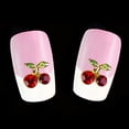thumbnail image 4 of UDIYO 10 Pcs Shiny 3D Cherry Shape Nail Art Rhinestone Studs Glitters Charms Lay Gifts, 4 of 6
