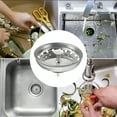 thumbnail image 7 of HIBIBUD 3 in 1 Kitchen Sink Drain Strainer Stopper with Basket,Plug Pop Up 304 Stainless Steel Anti-Clogging Stoppers Combo for Us Standard 3-1/2 inch Drain,Silver, 7 of 7