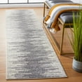 thumbnail image 2 of SAFAVIEH Tulum Dorothy Geometric Runner, 2'2" x 9', Dark Grey/Ivory, 2 of 8