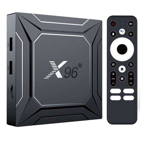Android 14.0 Amlogic S905X5M X5 X96 M200 4GB RAM 64GB ROM with Dual Wi-Fi 2.4G/5.0G, BT 5.0/ 3D Ultra HD 8K/ H.265/ 1000M LAN/ USB 2.0