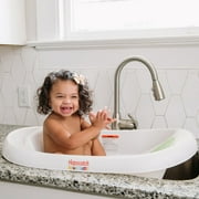 Hopscotch Lane Ages 0 Months and Up 3-in-1 Baby Bathtub with Sling, White, 1 Piece