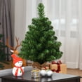 thumbnail image 4 of Gymax Artificial PVC Christmas Tree Small Holiday Season Home Decoration Decor 2Ft, 4 of 10