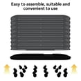 thumbnail image 4 of BeesClover Jardinière Roulante avec Réservoir d'Arrosage Automatique – Bac de Jardin en Acier Galvanisé Robuste, Roues Verrouillables pour Patio, Usage Intérieur et Extérieur – Compatible avec la Mobilité, Conception Sans Pliure, 4 of 7