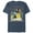 Navy Blue Heather, variant on Men's Solo: A Star Wars Story Lando Pose Graphic Tee Navy Blue Heather 5X Large
