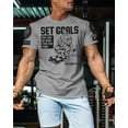 thumbnail image 5 of Gymish Set Goals Workout T-Shirt – Motivational Gym Shirt for Men, Exercise & Lifting Tee, Men’s Workout Apparel, Athletic Gym Wear, 5 of 5