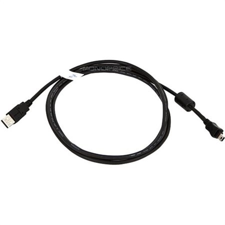 UPC: 0844660049319 | Monoprice USB 2.0 Cable 6 ft.L Black 4931