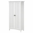 thumbnail image 1 of Pemberly Row Armoire de Rangement Haute Moderne en Bois d'Ingénierie avec Portes, Blanc, 1 of 7