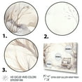 thumbnail image 3 of Designart "Cozy Retreat in Winter Cottage IV" Landscapes Framed Wall Art - Country Beige Farm Entryway Framed Wall Art Print, 3 of 6