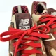 thumbnail image 4 of New Balance 574 Paul Bunyan Sneakers Mens 7 Brown Suede Red Plaid M574PB USA, 4 of 6