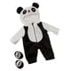 thumbnail image 5 of Ropa para muñecas bebé, accesorios, recuerdo de fiesta, ropa informal para juegos, actividades, cumpleaños Negro con Blanco, 5 of 8