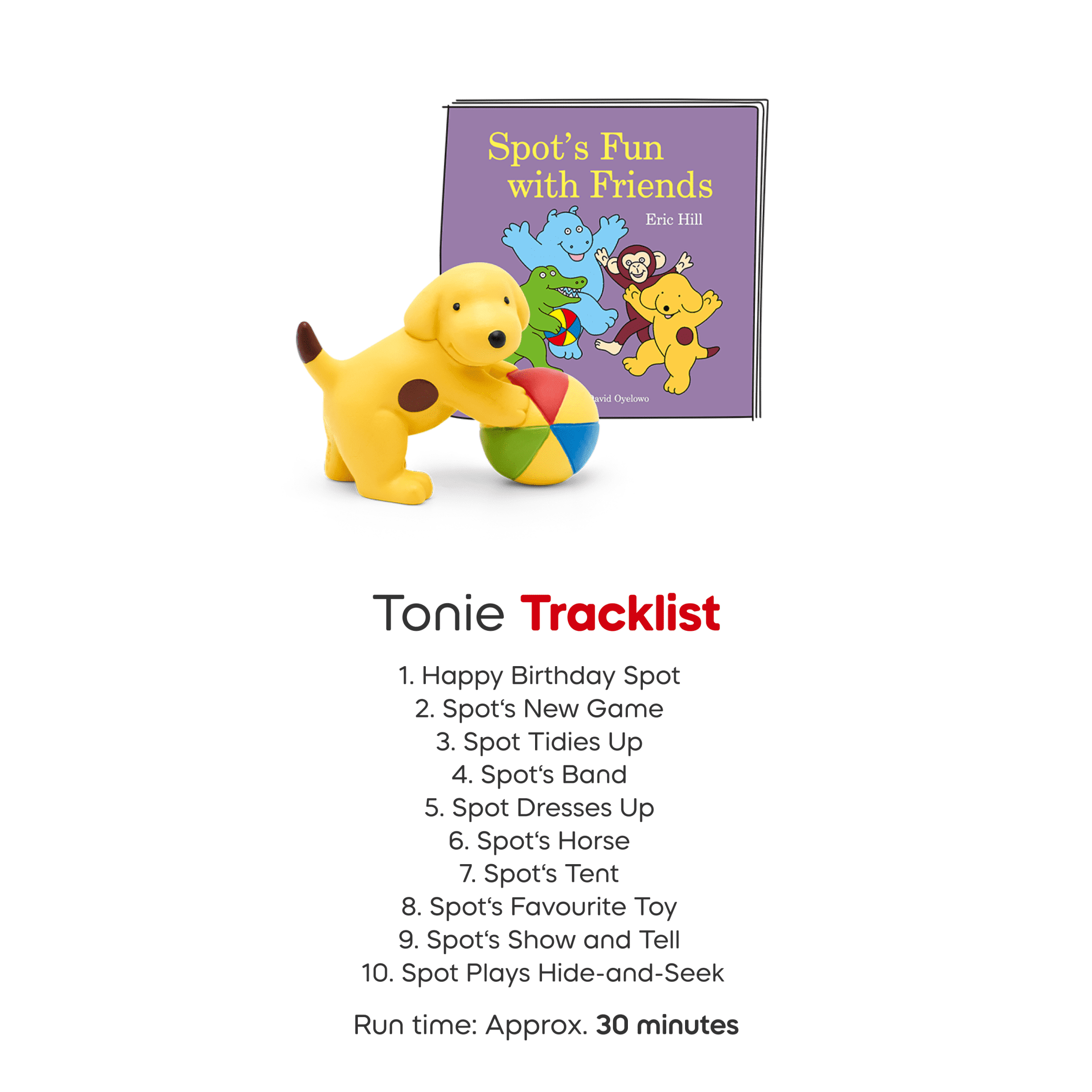 Tonies Spot's Fun with Friends Audio Play Figurine for Kids
