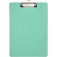 thumbnail image 2 of Coolnut Plain Green Solid Color Clipboard, Acrylic Standard A4 Letter Size Clip Board with Low Profile Clip for Office, Classroom, Doctor, Nurse and Teacher, 12.5"x9", 2 of 7