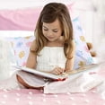 thumbnail image 4 of JISEN 2-Pack Toddler Pillowcases, Microfiber Owl, Fits Pillows 13"x18" or 12"x16", Pink/White, 4 of 7