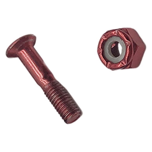 Skateboard Screw Stainless Steel Longboard Skate Board Mounting Screws Nut Spare Parts Bolts Nuts Portable Outside Hardware Spare Adults Red