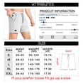 thumbnail image 6 of BROKIG Mens Lightweight Gym Shorts Running Workout Shorts with Pockets (Large, Light Grey), 6 of 6