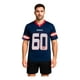 thumbnail image 1 of NFL Playera Aficionado New England Patriots Azul Marino para Hombre, Talla Chica, 1 of 8