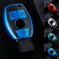 thumbnail image 5 of Leather TPU Car Key Fob Case Cover For Mercedes For Benz E C S Class W204 W212, 5 of 9