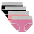 thumbnail image 2 of OSFVNOXV Leakproof Panties for Women Multipack,Comfort Fit Breathable Cotton Stretch Underwear,Incontinence Period Hipster Brief Plus Size 4 Pack, 2 of 9