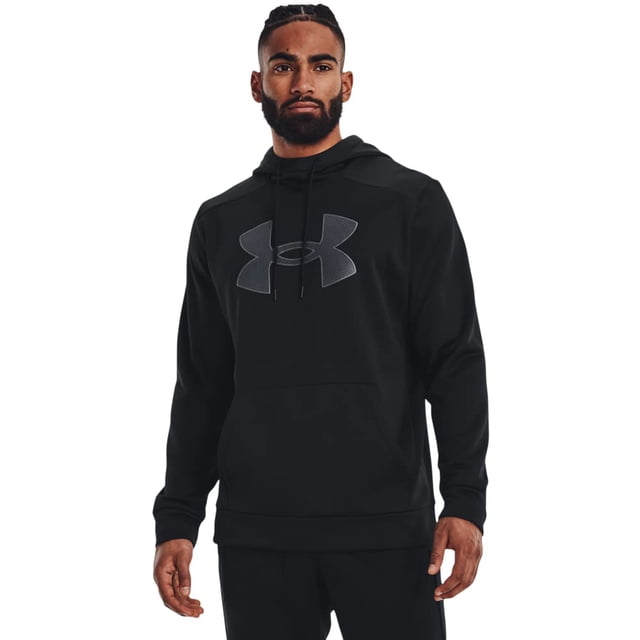 Under Armour - Sudadera de Entrenamiento Armour Fleece Big Logo HD Para Hombre, NEGRO, M