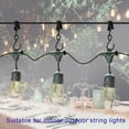 thumbnail image 3 of Curtain Clips Hanging Hooks for Curtain Photos Home Decoration 20pcs Black, 3 of 3