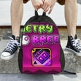 thumbnail image 6 of Lsque Geometry Dash Travel Laptop Backpack, Business Slim Sturdy Laptops Backpack, Water Resistant College School Computer Bag Gift for Men & Women Fits 15.6 Inch Notebook, 6 of 6