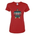 thumbnail image 2 of Plaid Paisley Retro Vintage Turtle Animal Lover Womens Graphic T-Shirt, Red, X-Large, 2 of 4