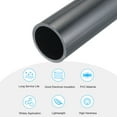 thumbnail image 3 of Uxcell Rigid Round Pipe Dark Grey 2.04 x 2.36"(ID*OD) High Impact for Water Pipe Crafts Cable Sleeve, 3 of 6