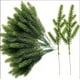 thumbnail image 2 of Ramas Artificiales de Pino de Norfolk para Navidad, Paquete de 10, 26 Cm, para Decoración Navideña, Guirnaldas, Repisas, Envoltura de Regalos, Decoración de Temporada para El Hogar., 2 of 5