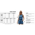 thumbnail image 4 of Summer Women 2 Piece Outfits Color Block Sleeveless Tops and Shorts Sets, 4 of 6