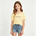 thumbnail image 2 of Gaexia Holiday Ready Girls Solid Off Shoulder CasualTop For Everyday Wear With Soft BreathableFabric, 2 of 4