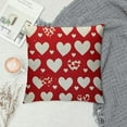 thumbnail image 2 of ARISTURING  Valentines Pillow Covers, Red Love Heart Decorative Throw Pillows for Couch, Valentine's Day Anniversary Outdoor Decor Pillowcase Cushion Cover for Bed Sofa, 2 of 5