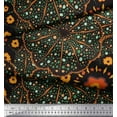 thumbnail image 2 of Soimoi Viscose Chiffon Fabric Mosaic Flower Decor Fabric Printed Yard 42 Inch Wide, 2 of 3