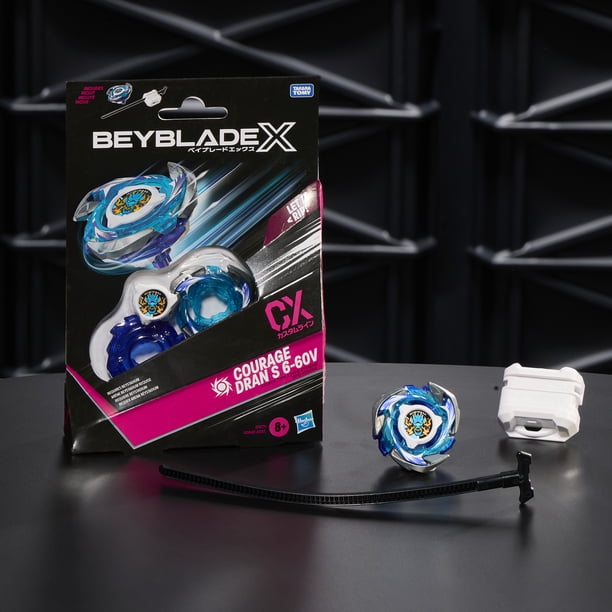 Beyblade X Courage Dran S Starter Pack with Top & Launcher