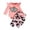 Pink, variant on mgoYE Newborn Infant Baby Girl Clothes Fall Winter Outfits Heart Print Romper Camo Pants Infant Romper Pants Cute Baby Girls Clothes(Red,0-3 Months)