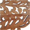 thumbnail image 5 of DecMode Brown Mango Wood Large Carved Tree Wall Decor with Scrollwork, 5 of 13