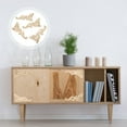 thumbnail image 4 of SHISUYAN 4pcs Wooden Decorative Chips Wood Crafts Carving Slices Crafts (Assorted Color), 4 of 9