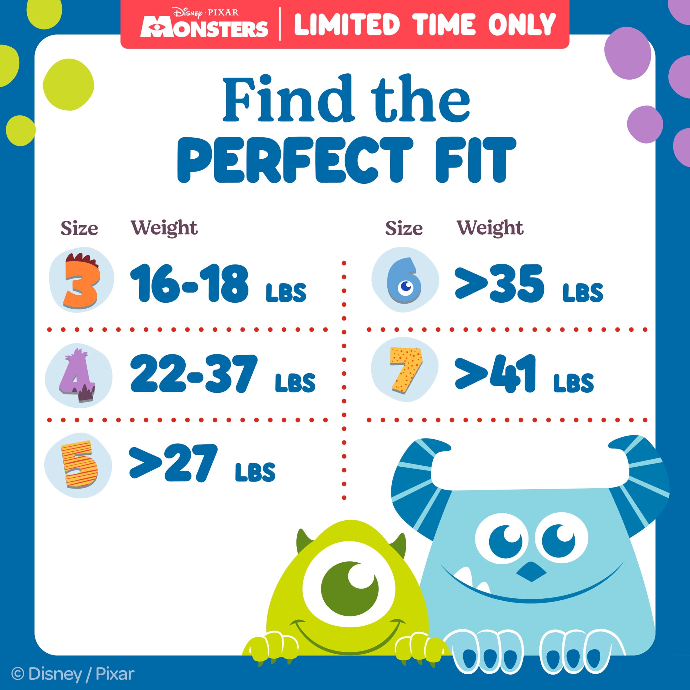 Huggies Little Movers, Little Monsters Edition Baby Diapers, Size 4, 58 Count
