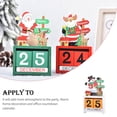 thumbnail image 3 of Advancent Adorno de escritorio Decoración de Navidad Regalo de Navidad Diseño multicolor Mano de obra Artesanía de Exquisito Calendario Kits de decoración para fiestas patrón de muñeco de nieve Advancent HA069462-02, 3 of 6