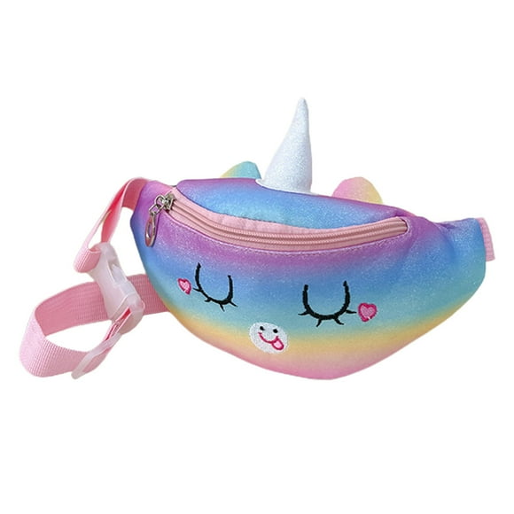 Minkissy Cartoon Unicorn Waist Bag Fanny Pack for Kids 1Pcs Daily Use