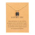 thumbnail image 1 of Pendentifs Trèfle Chaîne Clavicule pour Femmes Filles Collier Saint-Valentin, 1 of 5