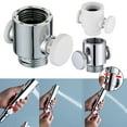 KAJOVE Adjustable Shower Head Diverter Flow Regulator Valve Sprayer ...