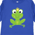 thumbnail image 4 of Inktastic Cute Frog, Green Frog, Crown, Frog Prince Boys or Girls Long Sleeve Toddler T-Shirt, 4 of 5