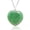 Green Aventurine, variant on 10pcs Natural Crystal Healing Stone Necklace Heart Shaped Chakra Necklace 3cm-Malachite