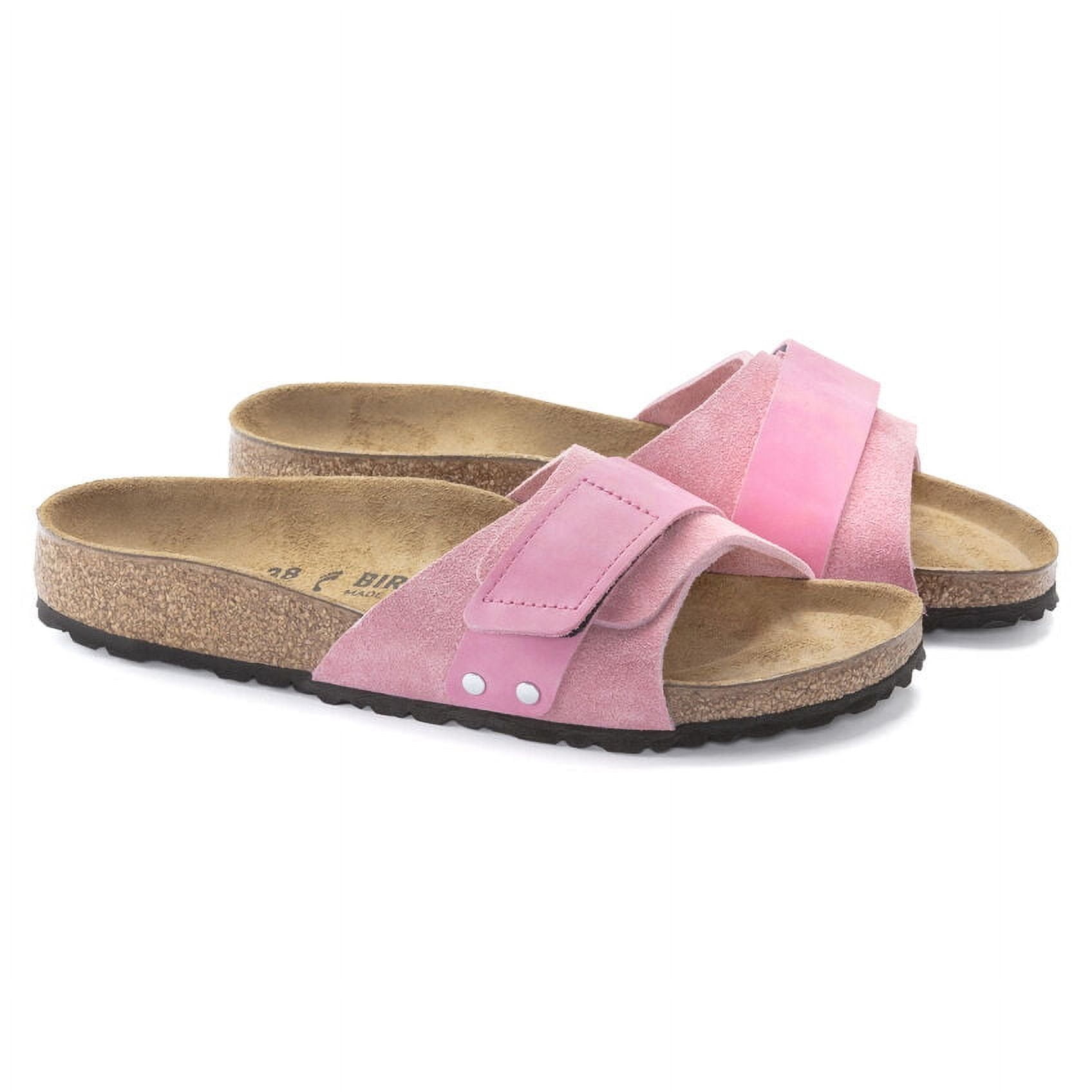 BIRKENSTOCK Oita - Slim and Feminine Comfort with Suede and Nubuck Leather, Individually Adjustable Fastener, and Cork-Latex Footbed - Multiple Sizes & Colors