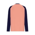 thumbnail image 5 of DISKEBUISS Women's Long Sleeve Raglan T-Shirts Crew Neck Color Block Tops for Fall Casual Loose Blouse, 5 of 6